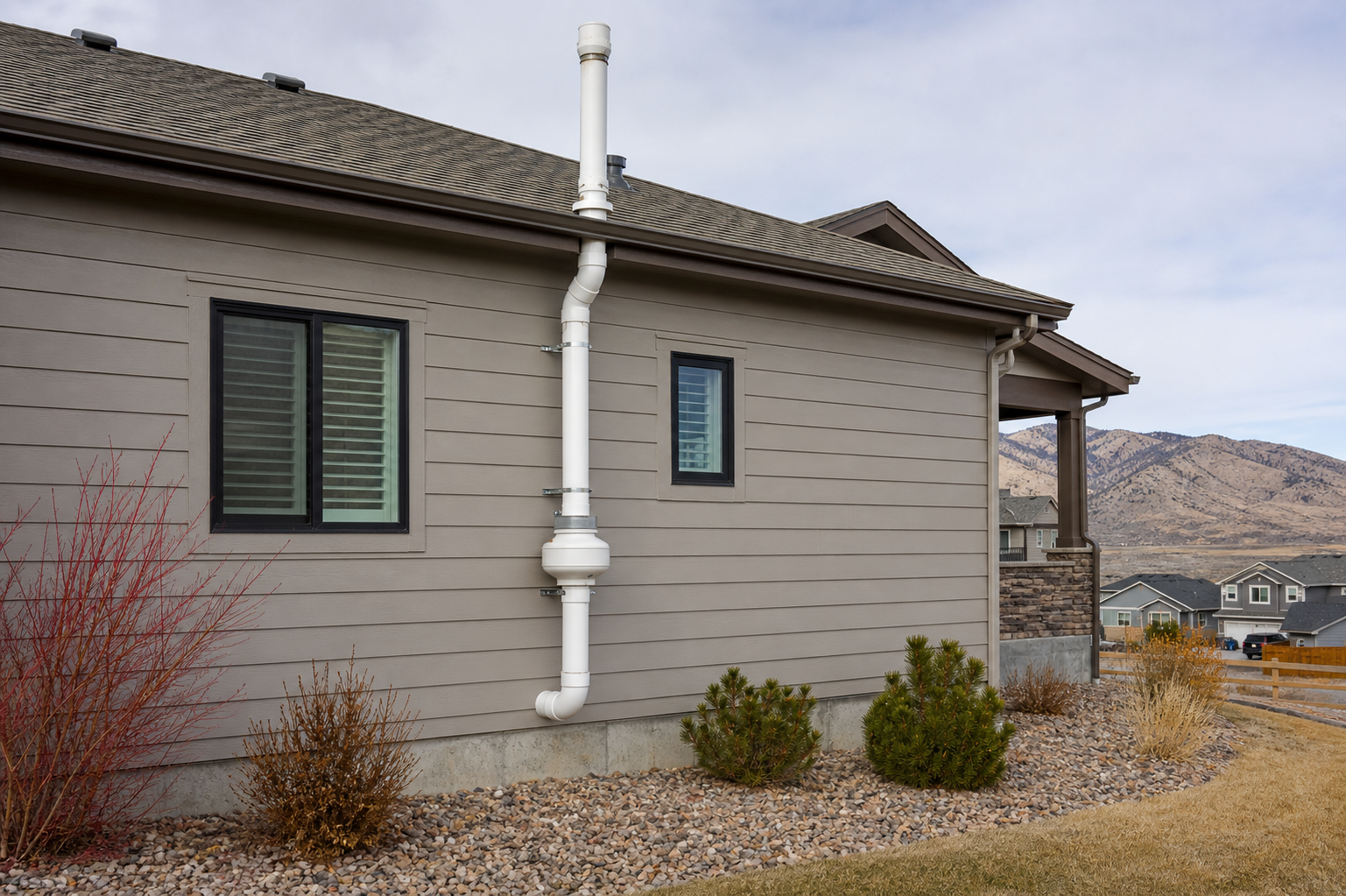Radon Mitigation System Installation in Castle Rock
